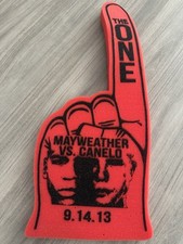 Floyd Mayweather vs Canelo Alvarez Boxing Presser Promotional Fan & Foam Finger