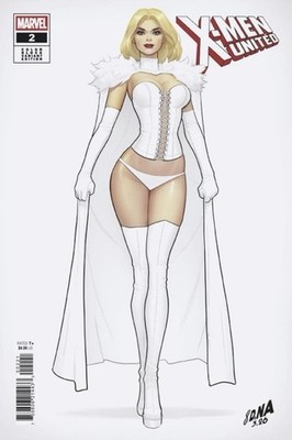 X-Men United #2 David Nakayama Color Block White Variant 2026 White Queen