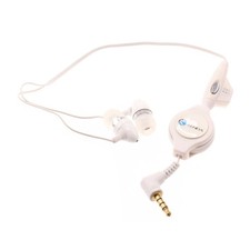 Retractable Earphones Wired Headphones Handsfree Mic Headset for Smart Phones
