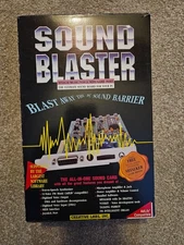 Sound Blaster Audio Card for PC (Model CT 1350A) RARE and VTG mostly CIB, clean
