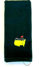 Masters Green Thick, Soft, Absorbent Towel w/Corner Grommet/Hook - SALE 20 OFF 