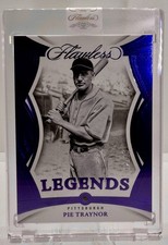 2025 Pie Traynor Sapphire /15 Panini Flawless Legends 74 Pittsburgh Pirates 1920
