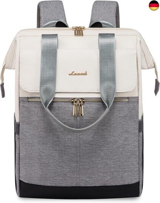 LOVEVOOK Rucksack Damen klein, Taagesrucksäcke Handtasche 2 in 1, Laptop 