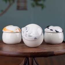 Cute Pet Cremation Ashes Storage Box 150ml Dog Cat Cinerary Casket Bird Mouse