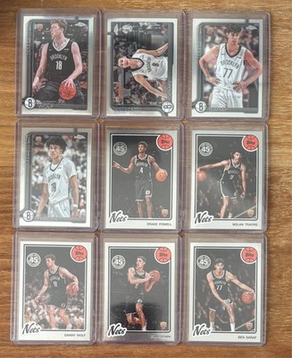 HUGE Brooklyn Nets 100-Card Lot! Case Hit! Autos! #d!