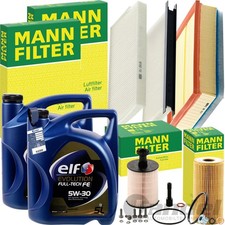 MANN INSPEKTIONSPAKET+ELF 5W-30 MOTORÖL passend für RENAULT MASTER III 2.3 DCI