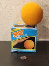 Vintage 1984 Parker Brothers OFFICIAL NERF BALL Orange First Indoor Ball w/ Box