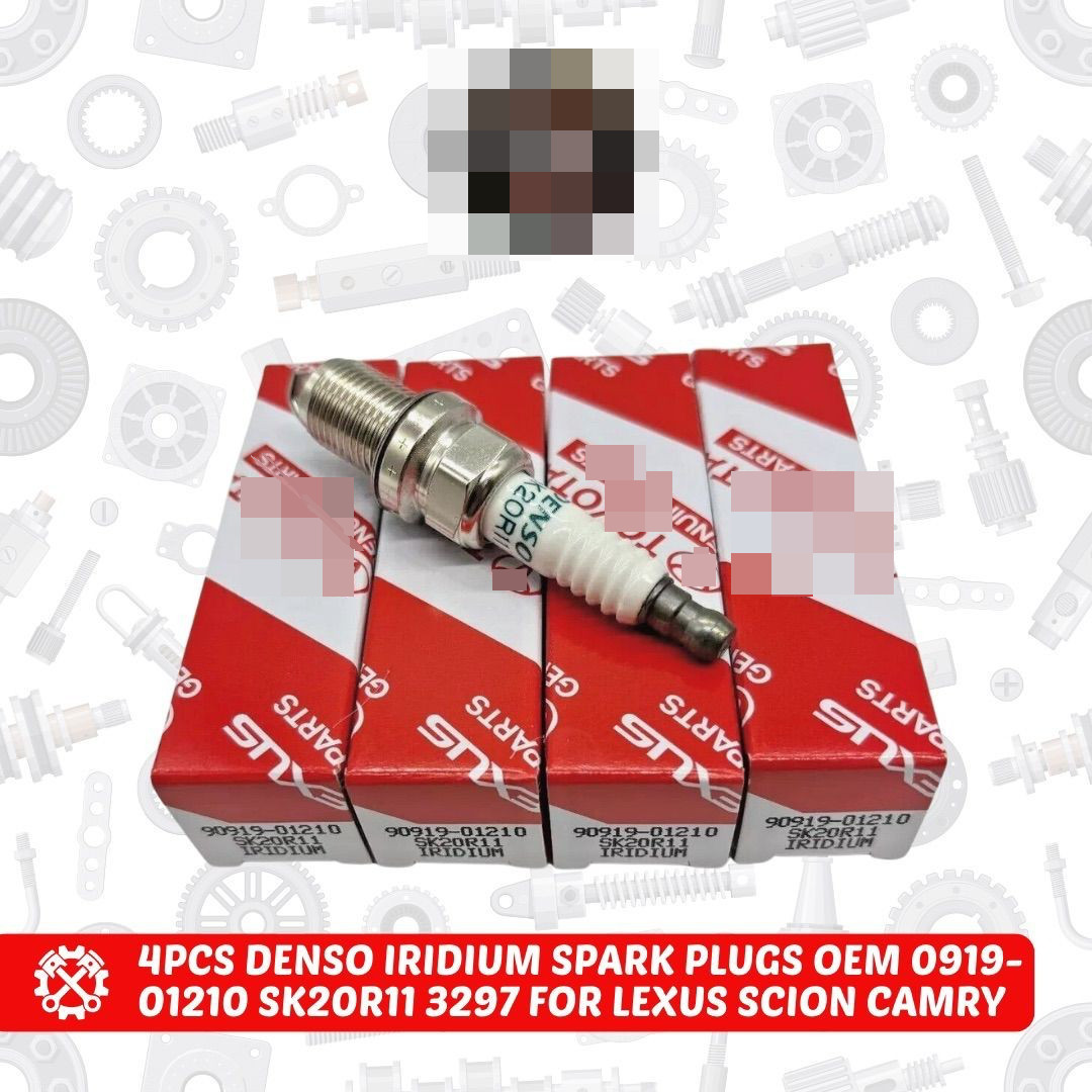 4 Pcs Spark Plugs Fit For DENSO 90919-01210 SK20R11 3297 Iridium for Camry/Rav4