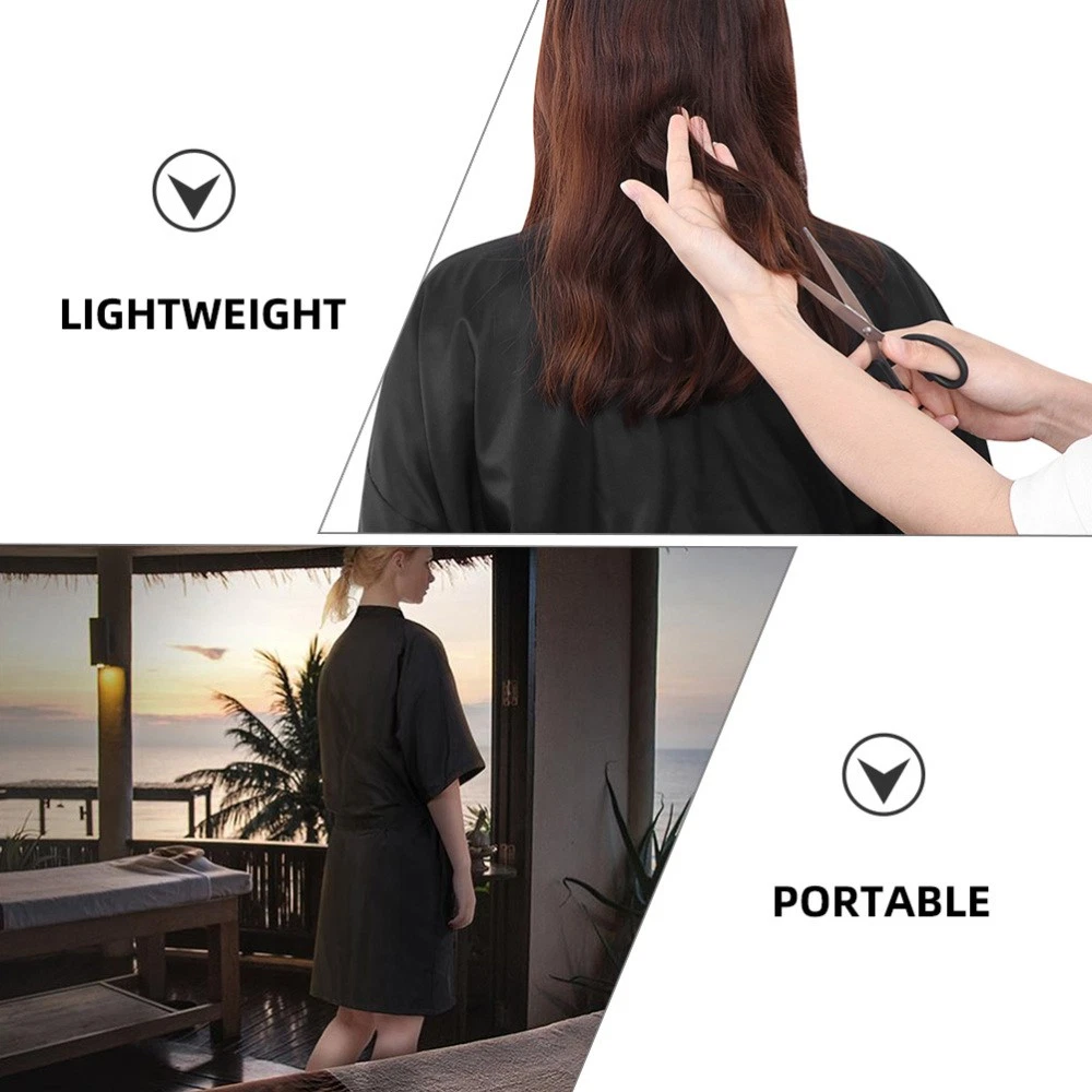 VETEMENTS 2 Pezzi Abbigliamento Bellezza Accappatoio Sposa Miss Parrucchiere Spa Salone