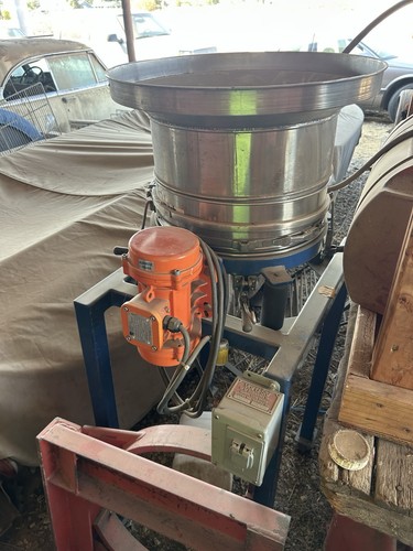 Vorti-Siv RVM-15 E 15" Sieve with Center Discharge Funnel vibratory motor