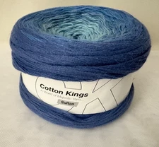 Cotton Kings SULTAN Yarn 100% Cotton KYANITE #24 Super Fine 200g 874yds Cake