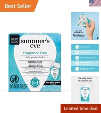 Daily Feminine Hygiene Wipes - Fragrance-Free and Gynecologist Tested, 12 Count