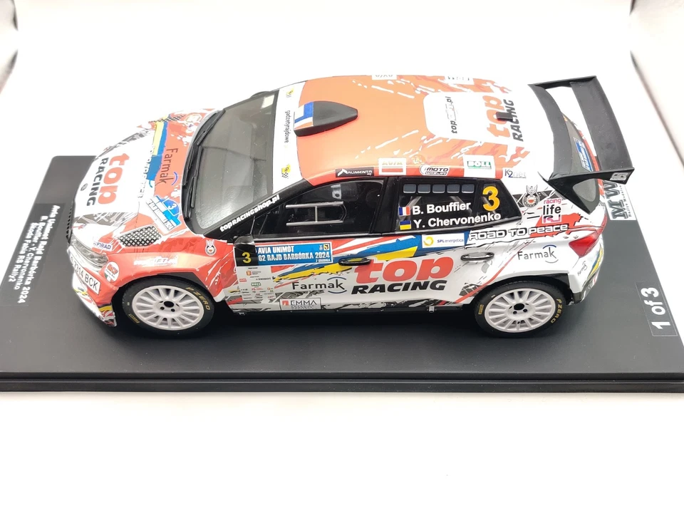 1:18 Skoda Fabia RS Rally2 Bryan Bouffier Rajd Barbórka 2024 Very Rare!! - Bild 3 von 4