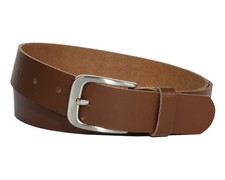 Leather Belt, 3 cm Wide, Made in Germany, Genuine Leather Belt for Women and Men...