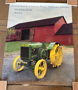 1924 John Deere D Photograph Poster National Museum of American History 1989