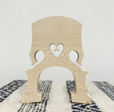 HAND MADE BRIDGE UPRIGHT BASS 1/4 SIZE, MAPLE, FRENCH STYLE, US SELLER