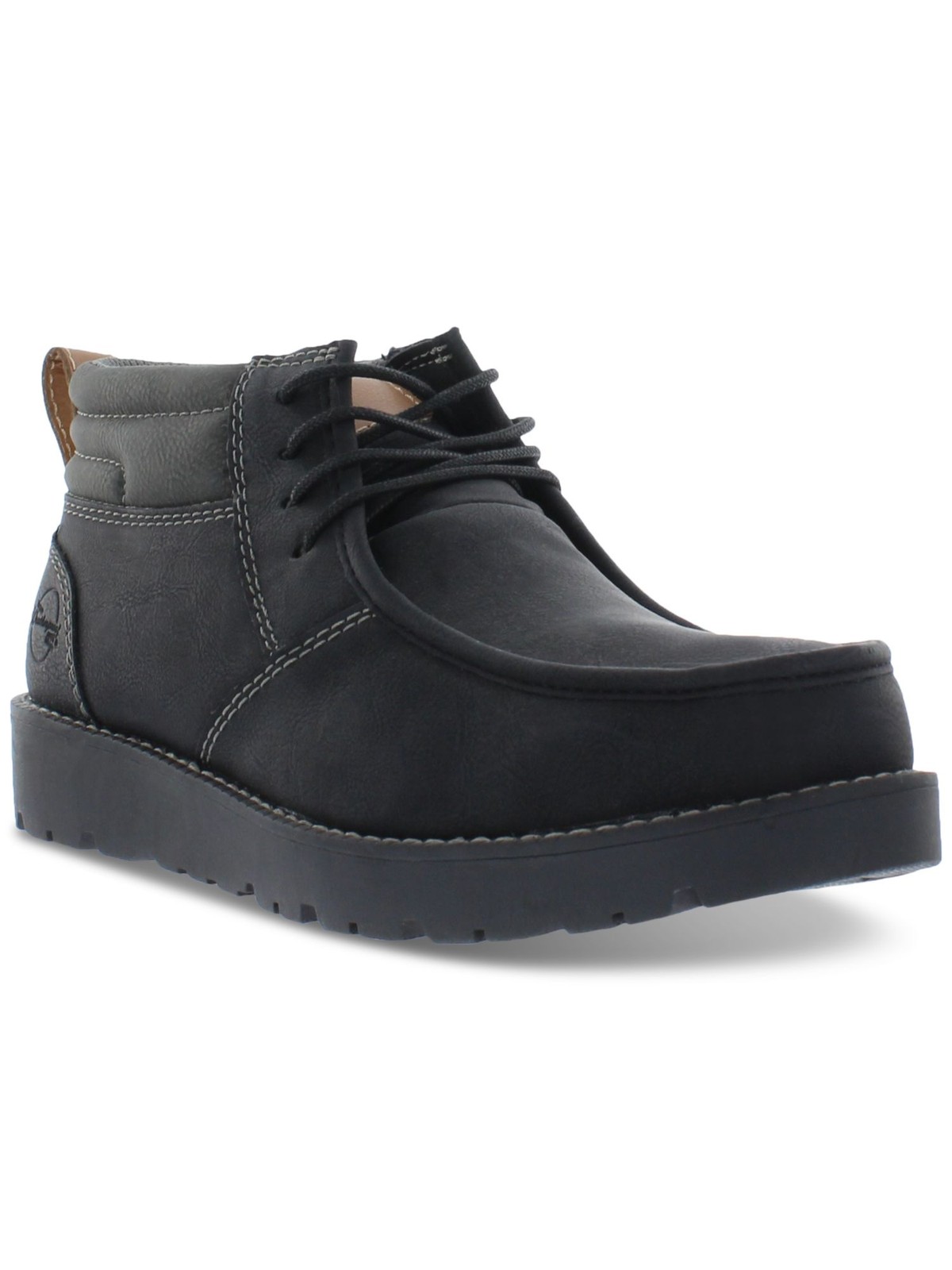WEATHERPROOF VINTAGE Mens Black Comfort Round Toe Lace-Up Chukka Boots 8 M