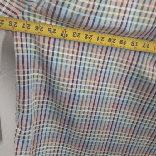 Marcello Sport Erwachsene Herren 2XL XXL 45-46 kariertes Langarm Hemd mit Knopfleiste - Bild 6 von 7