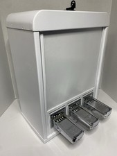 White 1 Vend 3 Column Sticker Tattoo Pokemon Card Vending Machine Sports Cards