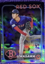 2024 Topps Chrome Update Series - Naoyuki Uwasawa #USC9 Refractor (RC)