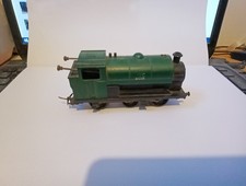 Vintage Triang Clockwork 0 6 0  Green Saddle Tank Loco