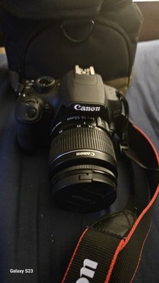 Canon EOS 1200D 18.0MP Digital SLR Camera - Black (Kit w/ EF-S 18