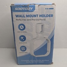 Sootozy 3Pack Wall Mount Holder for eero Pro 6e/6 Mesh Wi-Fi System Outlet Wall
