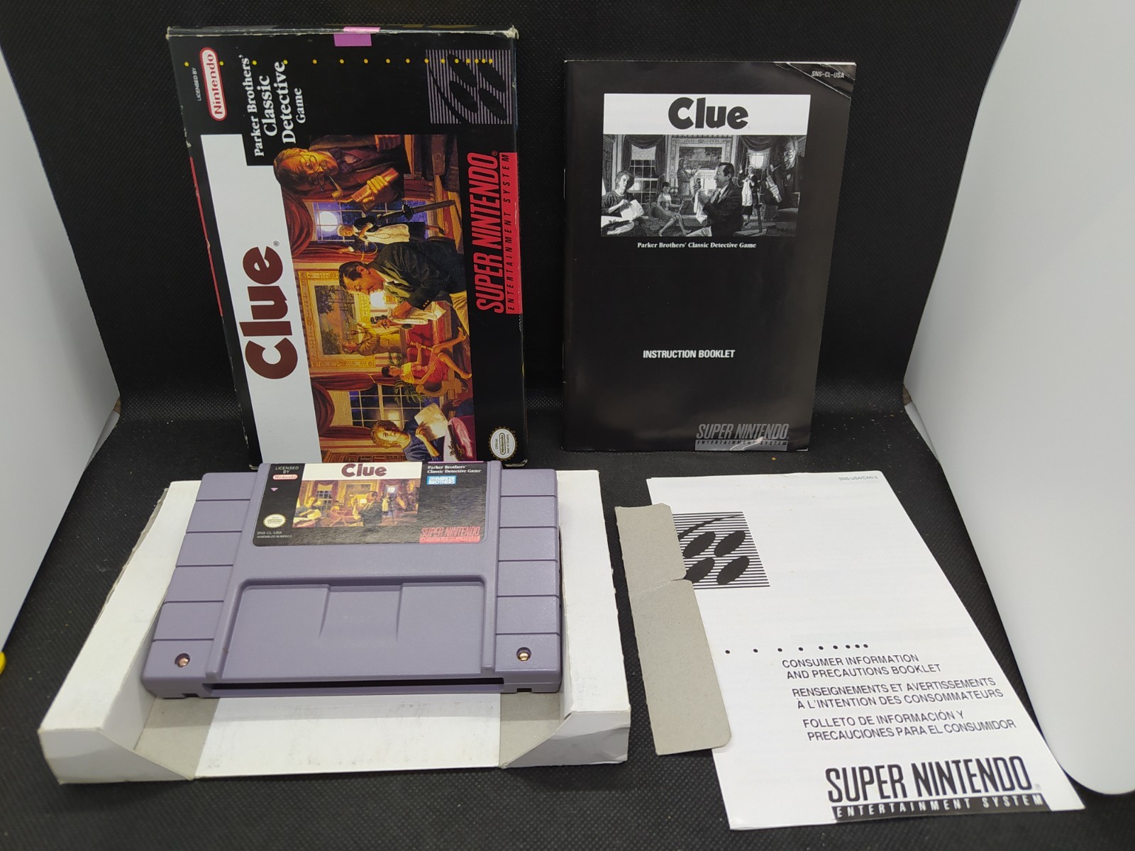 Clue - Super NES Nintendo SNES US - SNS-CL-USA