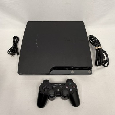 Sony PlayStation 3 PS3 Slim Console 120GB (2101A) w/Controller & Cables Working!