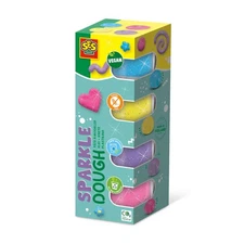 SES Creative 00515 Feel good dough-Sparkle (4x90gr), various
