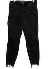 Judy Blue Skinny Fit Jeans Womens Size 16W Black Denim High Rise Stretch