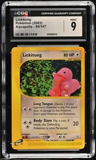 Lickitung 2003 Pokemon Aquapolis CGC 9 #90/147 on eBay