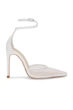 Revolve RAYE White Dania Heel In White Mesh Size 6.5 NIB