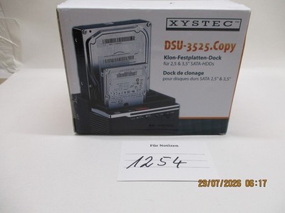 Xystec DSU- 3525. Copy Klon Festplatten Dock 2,5+ 3,5, Neu-OVP (1254)
