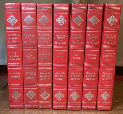 MASTERPIECES OF MYSTERY Selected By Ellery Queen Hardcover Lot Of 7 Novels 70s