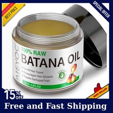 Raw Batana Oil for Hair Growth and Repair, 100 Pure Dr. Sebi Unrefined Batana O