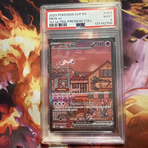 2023 POKEMON SVP EN-SV BLACK STAR PROMO 151 ULTRA-PREM COLL #053 MEW EX PSA 9