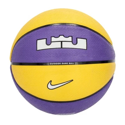 Nike Ballon de basket Unisex Lebron Playground 2.0 Jaune - Photo 1/3