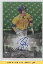 2014 Bowman Platinum Prospects Green Refractor Ryan Healy Ryon Auto READ 0c6