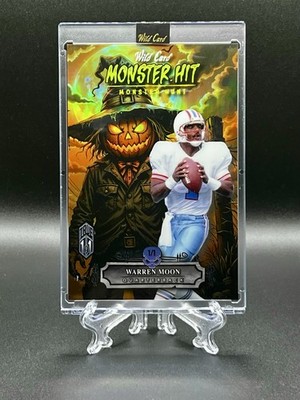 💎 2025 Wild Card LIMITED National Exclusive Monster Hit Warren Moon TRUE 1/1 💎