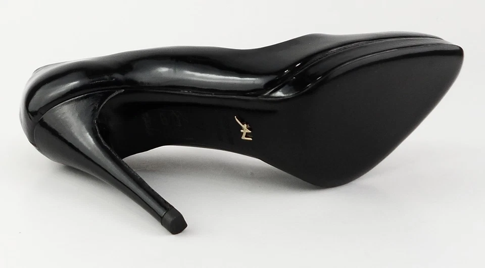 $575 亚历山大钢花公子黑色专利意大利设计师泵 10 EUR 40 — 第 3/4 张图片