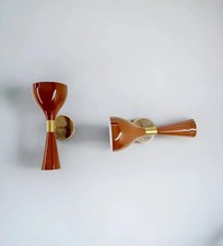 Mid Century Italian Sputnik Wall Light Wall Fixture Lamps Wall Sconce Pair Lamp