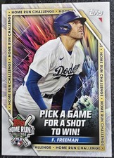 2023 Topps Series 1 Home Run Challenge Code Card - Freddie Freeman #HRC-22