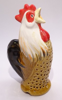 ENGLISH CHICKEN FARM * Brown Rooster Pie Bird Vent by Stuart Bass, ENGLAND
