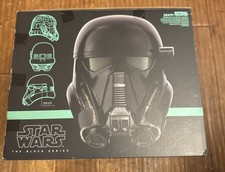 Star Wars Black Series Imperial Death Trooper Electronic Helmet Hasbro open box