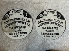 Pair DJ Slip Mats Slipmats Turntable Vinyl Technics