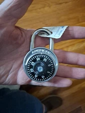 American Lock Padlock Rotary Combination The Locksmiths Lock USA Made Vintage 