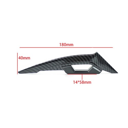 1 Pair Motorcycle Winglets Motorcycle Front Side Spoiler Aerodynamic Wing Set - Picture 6 of 12