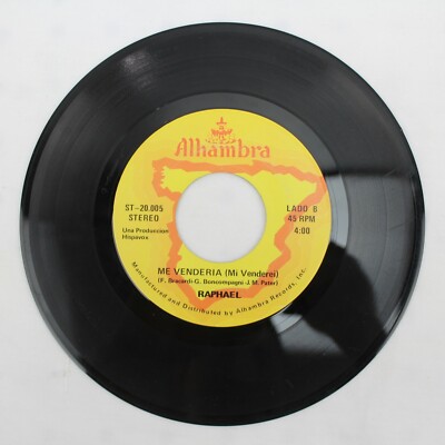 Raphael Como Yo Te Amo Me Venderia 45 RPM Single G+ ST-20.005