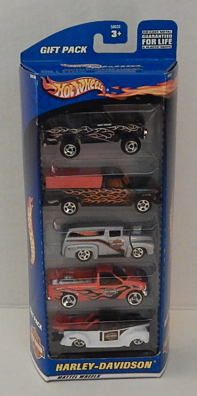Hot Wheels Harley-Davidson Gift Pack Bronco 4-Wheeler '40 Ford F150 1979 Truck